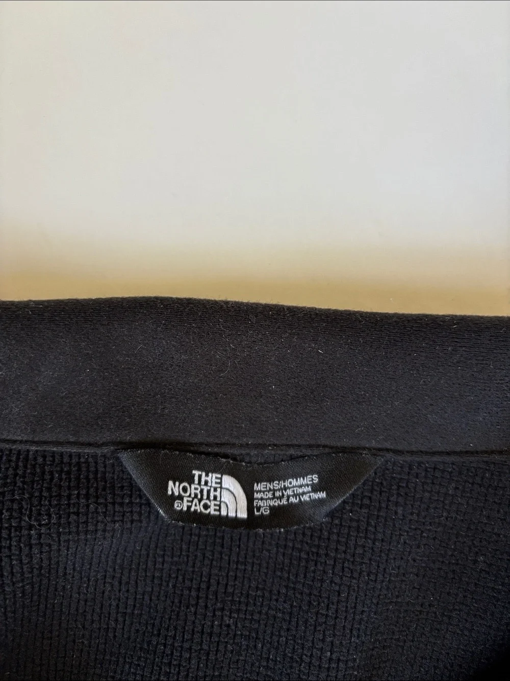 North Face Windwall Soft Shell Black Vest Outdoor Full Zip Men’s Size Large NEW